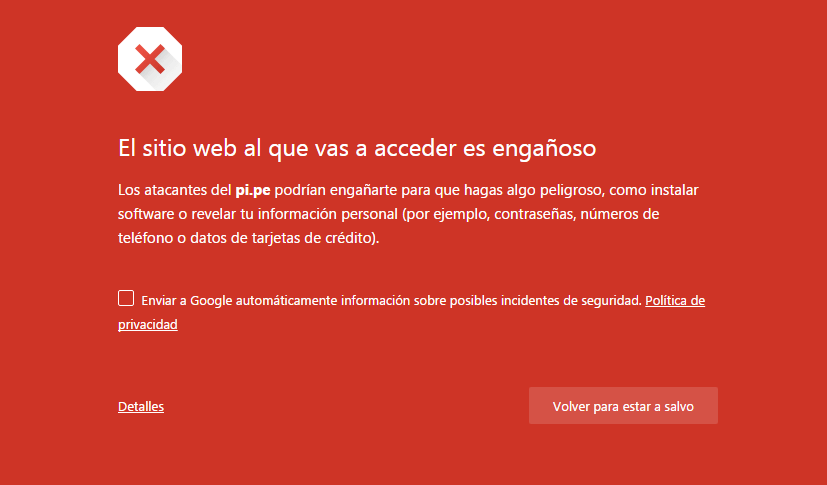 asi bloquea google tu web en la lista negra